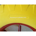 cheap 400-8 spoke style pu foam wheel for wheelbarrow Saudi Arabia market